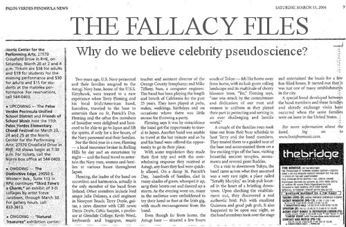 Why do we believe celebrity pseudoscience?