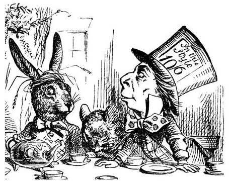 The March Hare, the Dormouse, and the Mad Hatter