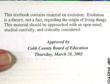 This textbook contains material on evolution.  Evolution is a theory, not a fact, regarding the origin of living things.  This material should be approached with an open mind, studied carefully, and critically considered.